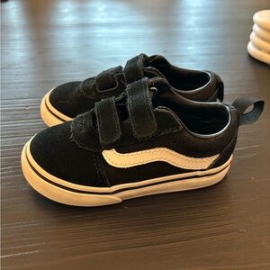 Toddler Black Vans Size 7